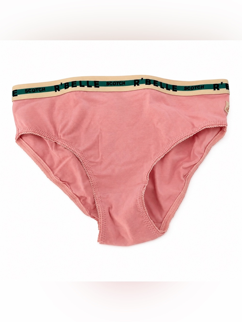 Scotch R'Belle Pink Girls' Bikini Briefs with Branded Waistband